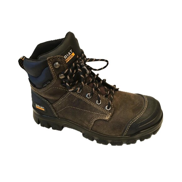 Ariat Work Men's Size 8D ASTM F2413-18 Brown Leather Steel Toe Waterproof Boots - Picture 7 of 10